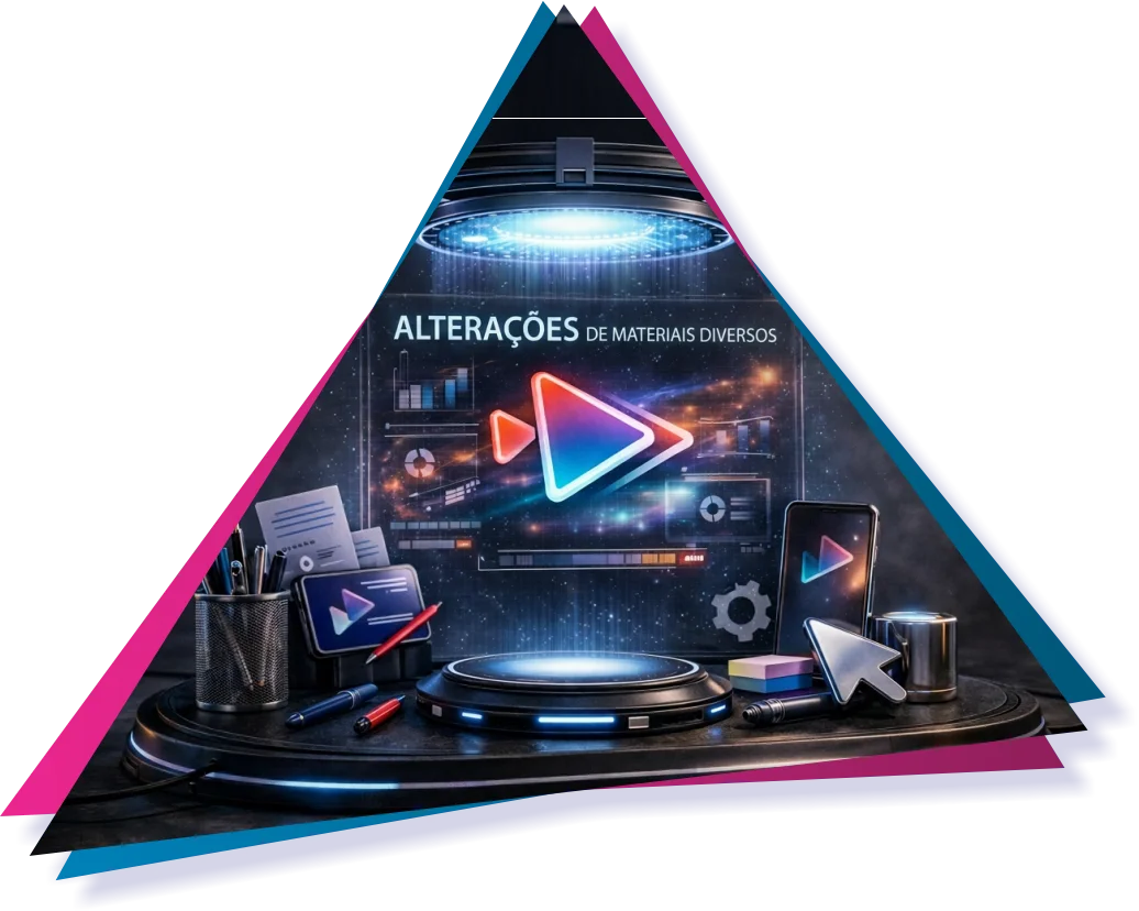 Alteração de materiais diversos