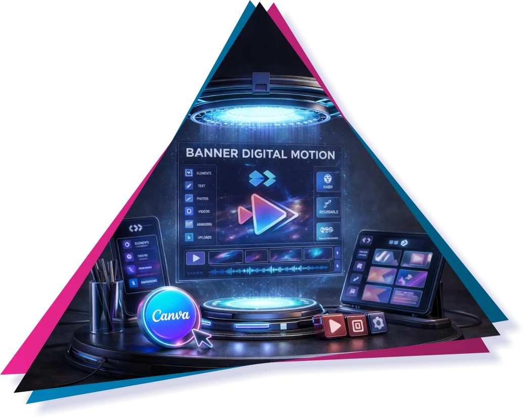 Banner Digital Motion Canva