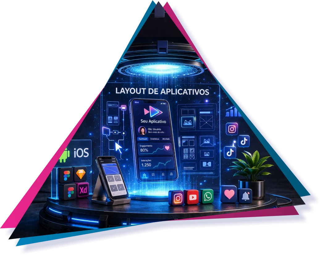 Layout de aplicativos