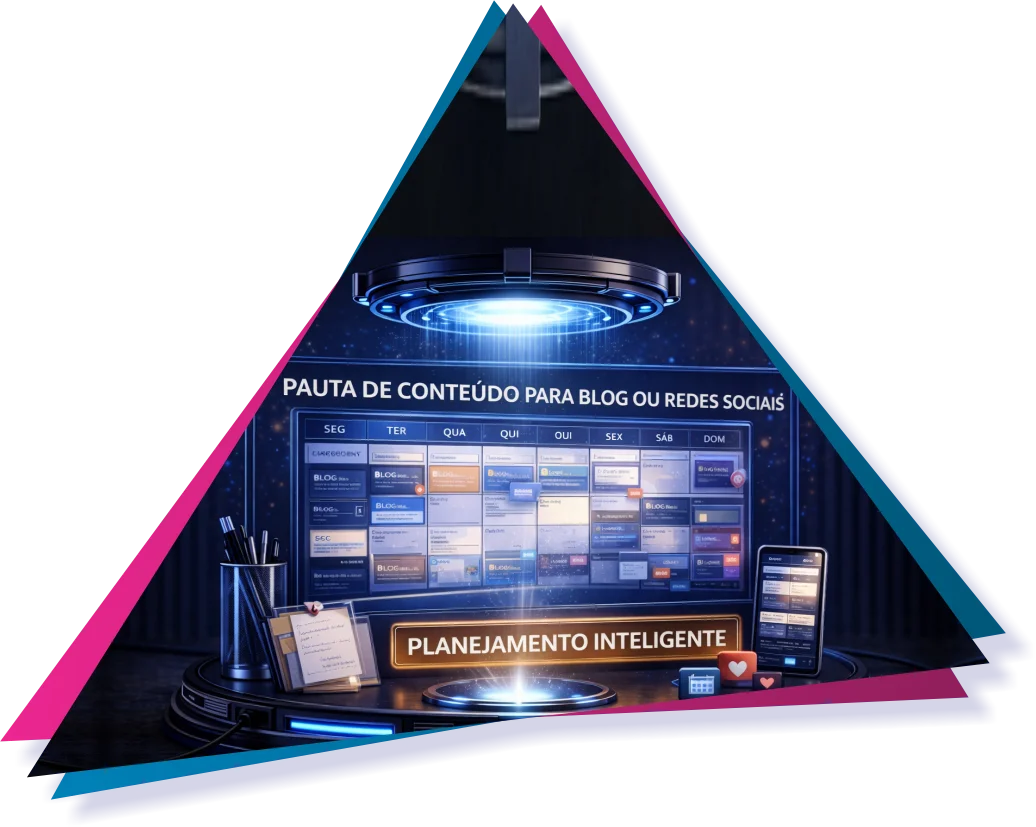 Pauta de conteúdo para blog ou redes sociais